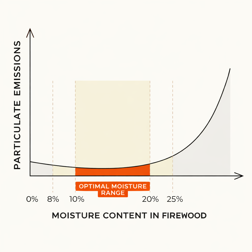 Optimal Firewood Moisture Content for Efficient Combustion