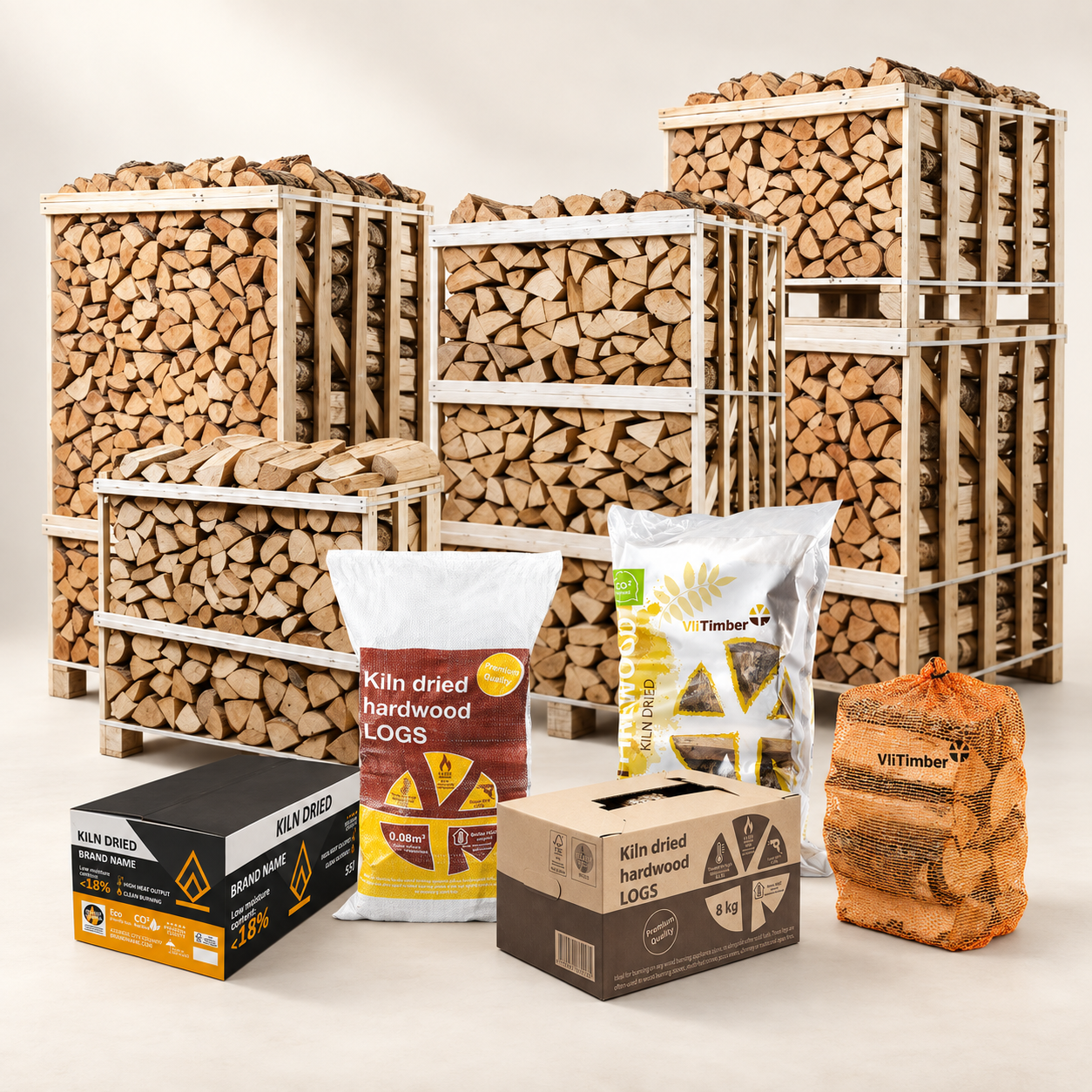 Wholesale Firewood Packaging: Boxes, Bulk Bags and What Actually Protects Moisture